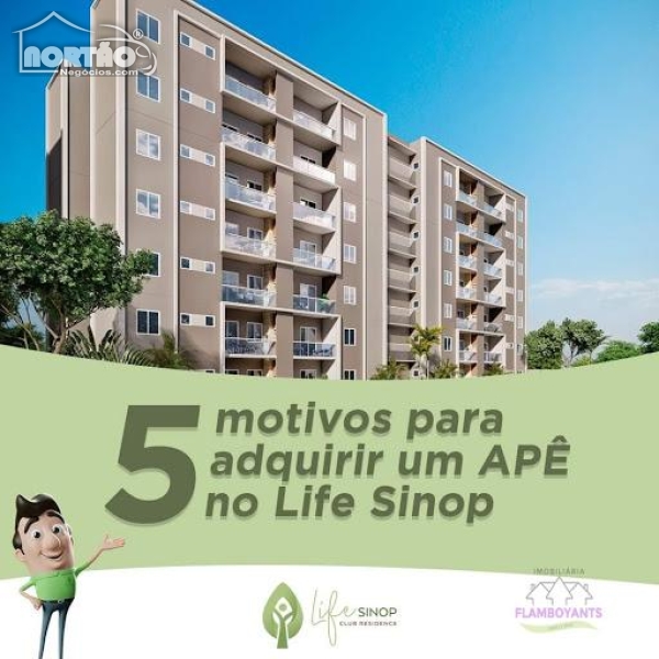 APARTAMENTO a venda no LIFE SINOP CLUB RESIDENCE em Sinop/MT