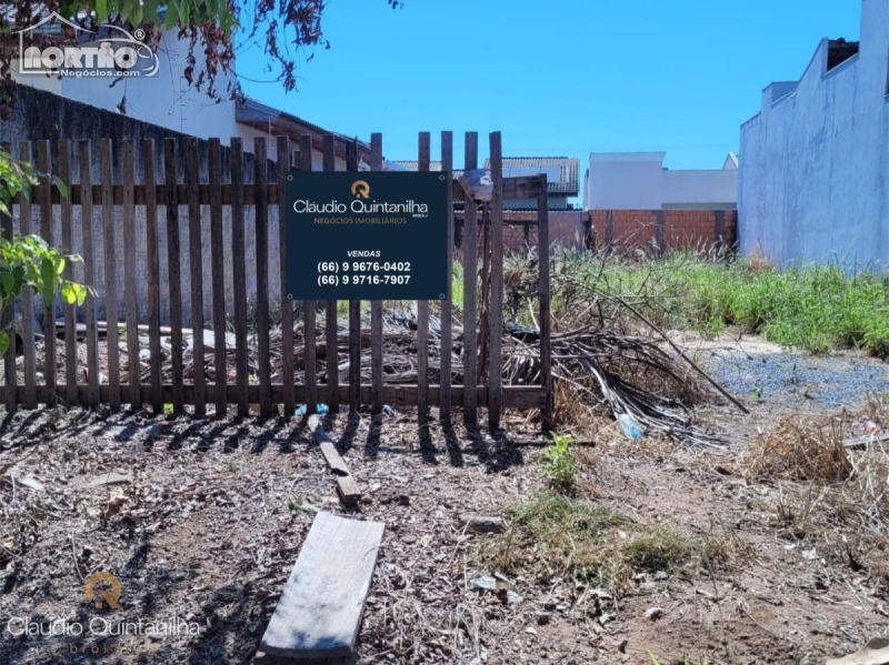 TERRENO a venda no RESIDÊNCIAL PAULISTA em Sinop/MT