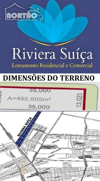 TERRENO A VENDA NO RESIDENCIAL RIVIERA SUIÇA - SINOP - MT EM SINOP/MT