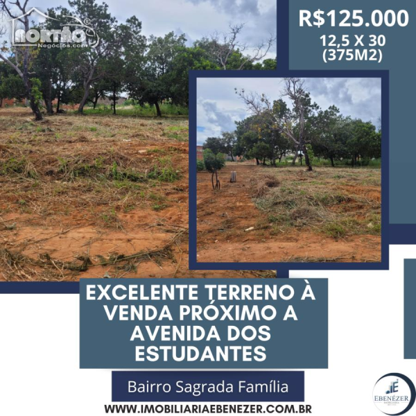 Terreno a venda no SAGRADA FAMÍLIA em Rondonópolis/MT