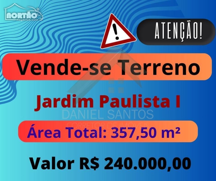 TERRENO A VENDA NO JARDIM PAULISTA I EM SINOP/MT