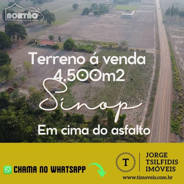 TERRENO A VENDA NO ZONA RURAL EM SINOP/MT