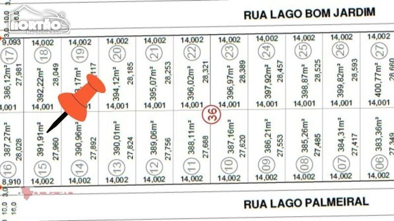 TERRENO a venda no RESIDENCIAL PARQUE DO LAGO em Sinop/MT