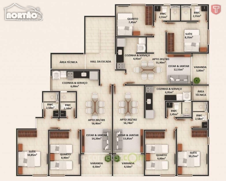 Casa à venda com 3 quartos, 54m² - Foto 6