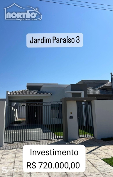 CASA A VENDA NO JARDIM PARAISO 3 EM SINOP/MT