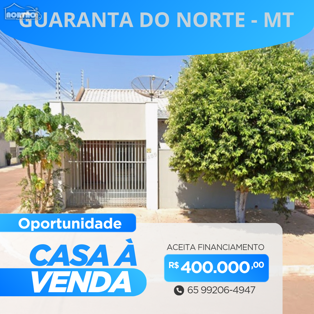 Casa a venda no SETOR INDUSTRIAL em Guarantã do Norte/MT
