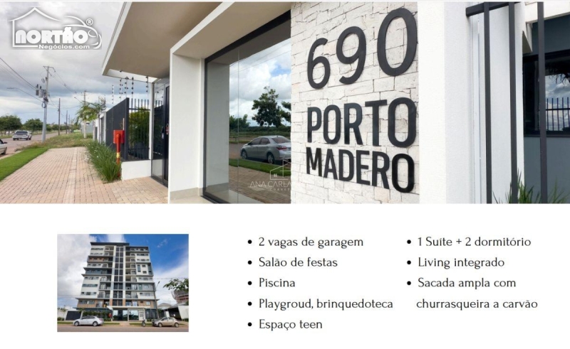 APARTAMENTO a venda no EDIFICIO PORTO MADERO em Sinop/MT