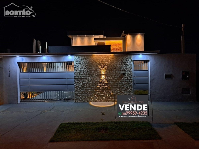 CASA A VENDA NO RESIDENCIAL SANTA CECÍLIA EM SINOP/MT