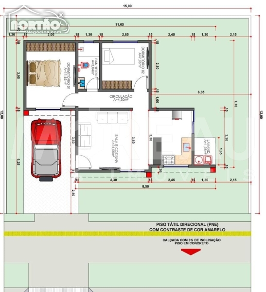 Casa à venda com 3 quartos, 61m² - Foto 3