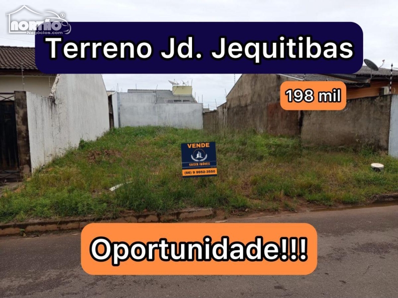 TERRENO a venda no JARDIM JEQUITIBAS em Sinop/MT