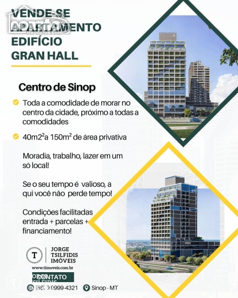 APARTAMENTO a venda no JARDIM MARINGÁ em Sinop/MT