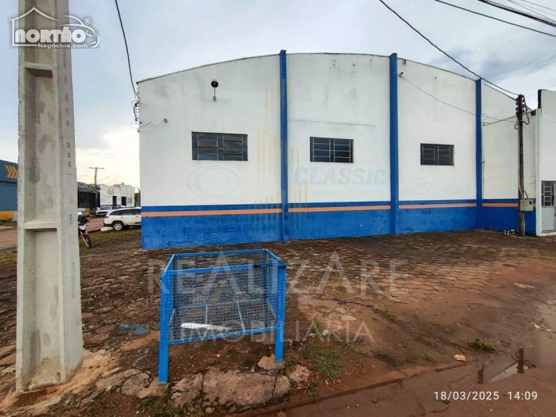 BARRACÃO PARA LOCAÇÃO NO SETOR INDUSTRIAL SUL EM SINOP/MT