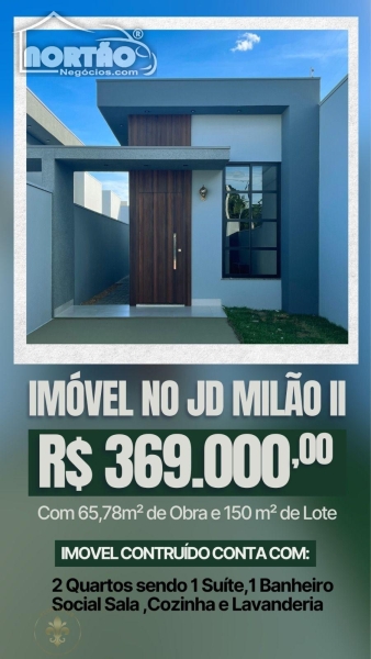 CASA a venda no JARDIM MILÃO II - SINOP MT em Sinop/MT