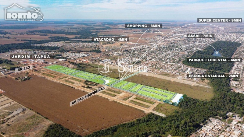 TERRENO a venda no JARDIM DOUTOR ALBERTO SYTRISKI em Sinop/MT