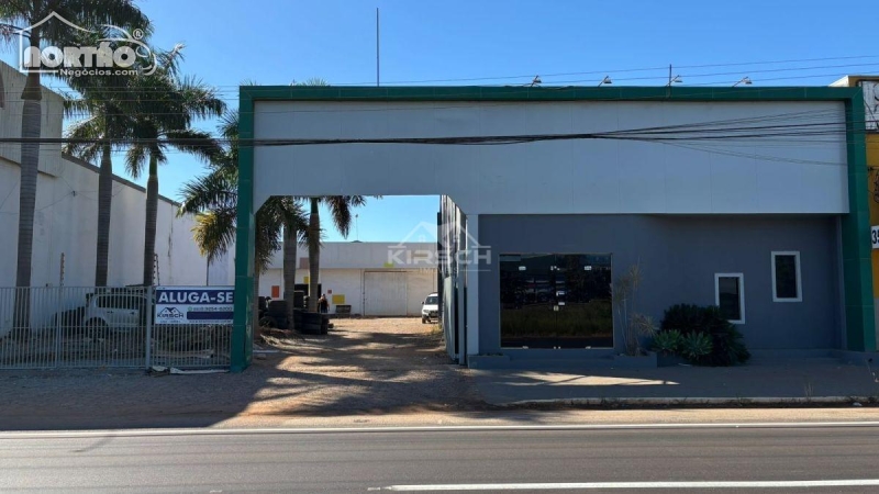 BARRACÃO PARA LOCAÇÃO NO SETOR INDUSTRIAL EM SINOP/MT