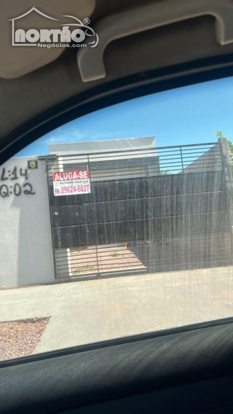 CASA para locação no JRD.MORIA em Sinop/MT