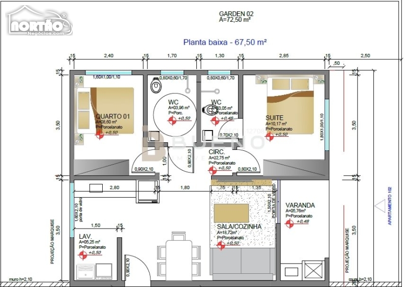 Casa à venda com 2 quartos, 67m² - Foto 3