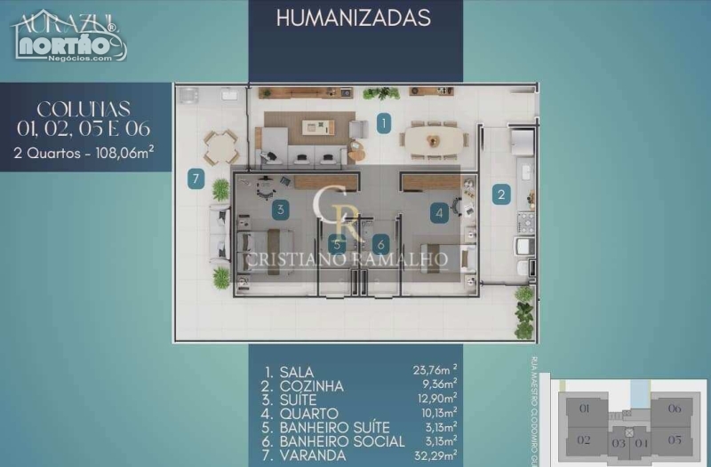 Apartamento a venda no PASSAGEM em Cabo Frio/RJ