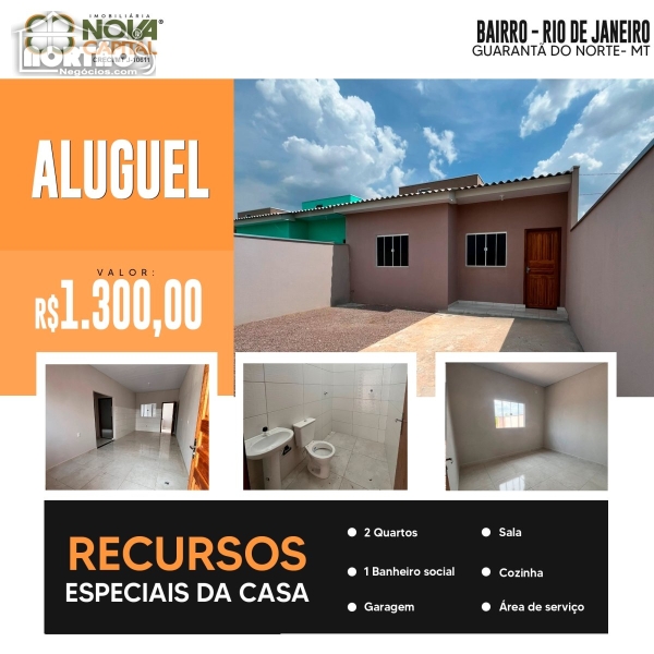 CASA para locação no RIO DE JANEIRO em Guarantã do Norte/MT