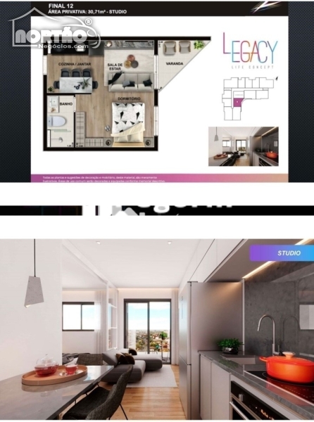 Apartamento a venda no CENTRO em Pinhais/PR