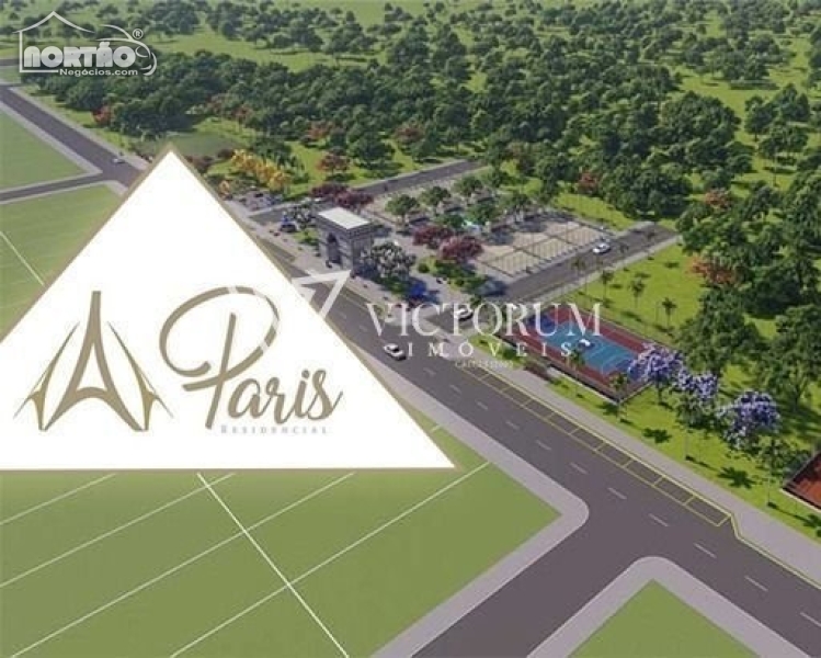 TERRENO A VENDA NO RESIDENCIAL PARIS EM SINOP/MT