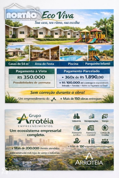 CASA a venda no CONDOMÍNIO ECOVIVA em Sinop/MT