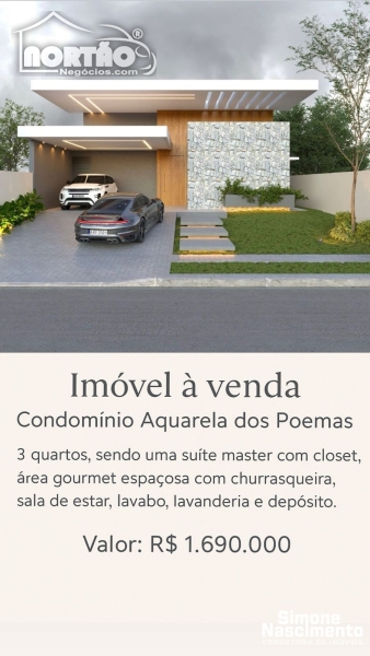 CASA a venda no CONDOMINIO AQUARELA DOS POEMAS em Sinop/MT