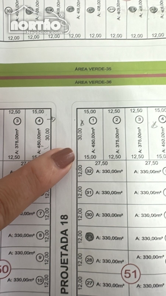 TERRENO a venda no RESIDENCIAL PARIS em Sinop/MT