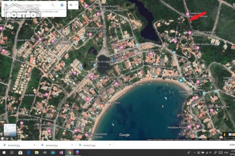 TERRENO A VENDA NO ÁREA 3 EM ARMAÇÃO DOS BÚZIOS/RJ