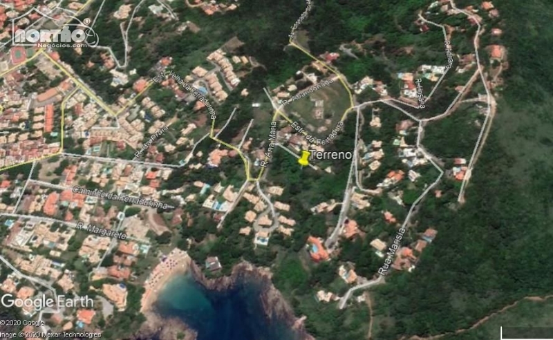 TERRENO A VENDA NO ALBATROZ EM ARMAÇÃO DOS BÚZIOS/RJ