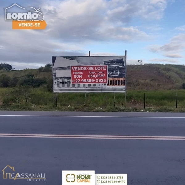 TERRENO a venda no RODOVIA BOM JESUS X ITAPERUNA em Bom Jesus do Itabapoana/RJ